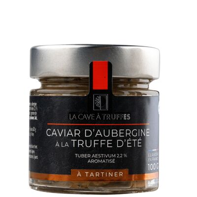 Caviar de berenjena con sabor a trufa