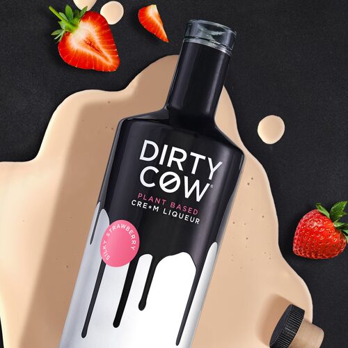 Silky Strawberry | Dirty Cow Cre*m Liqueur Plant Based Vegan