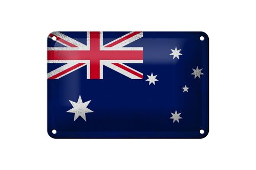 Blechschild Flagge Australien 18x12cm Australia Vintage Dekoration