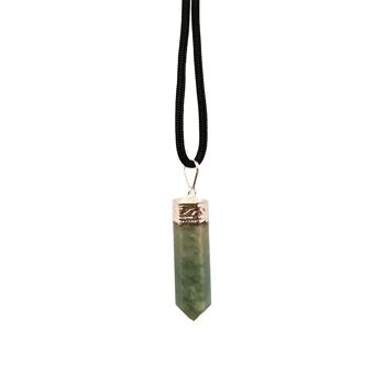 Pendentif Crayon - Amazonite - 25-30mm 1