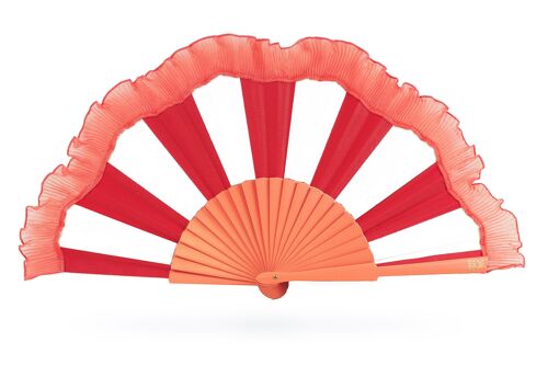 Hand-Fan Napoli Red