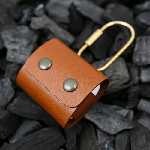 Leather Apple AirPods Case For AirPods Pro 2 & 1, AirPods Gen 3, AirPods Gen 1 & 2 – Brown