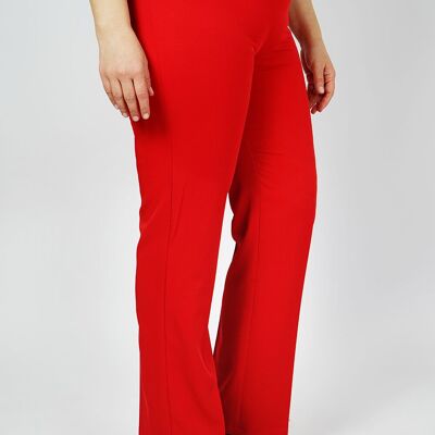 Gerade geschnittene Hose - NILOVA RED