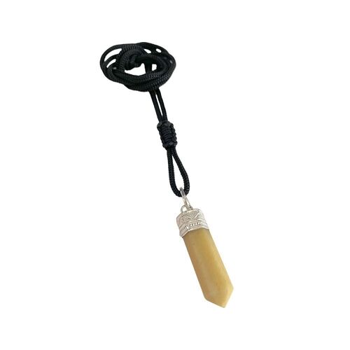 Pencil Pendant - Yellow Aventurine - 25-30mm