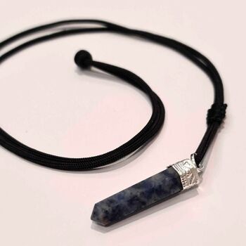 Pendentif Crayon - Sodalite - 25-30mm 2