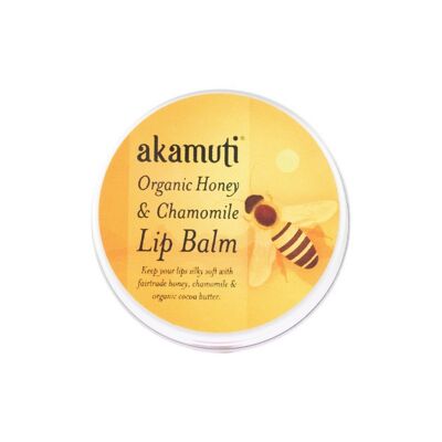 Akamuti Baume Lèvres Miel & Camomille Bio 10ml