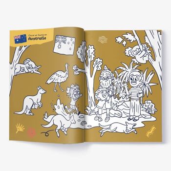 NOUVEAU ! Le cahier de coloriage enfants - Dès 3 ans - Les animaux du monde 3