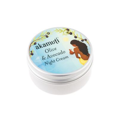 Akamuti Crema Notte Oliva e Avocado 50ml