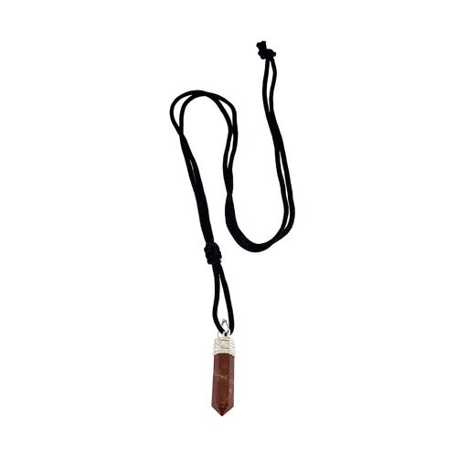 Pencil Pendant - Red Jasper - 25-30mm