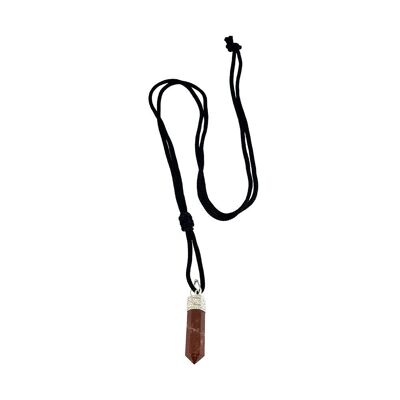 Pencil Pendant - Red Jasper - 25-30mm