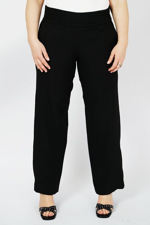 Pantalon de tailleur strech - NIPLYO NOIR