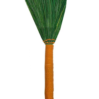 Seagrass Brush in Orange Flame & Forest Green