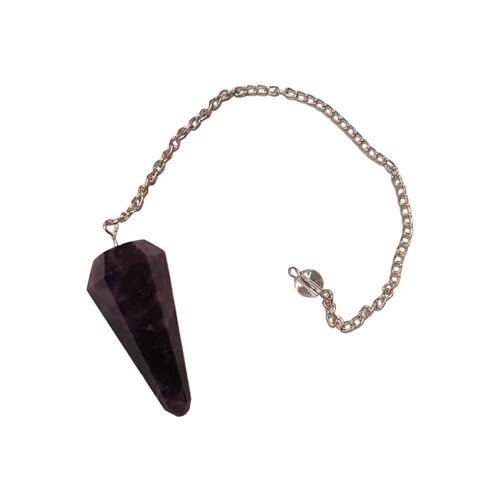 Pendulum with Chain - Amethyst