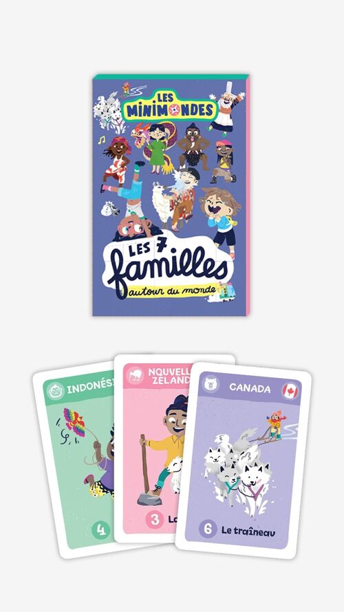 NOUVEAU ! Le jeu de 7 familles - Dès 3 ans - Les Mini Mondes