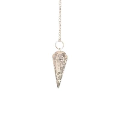 Pendulum with Chain - Clear Quartz