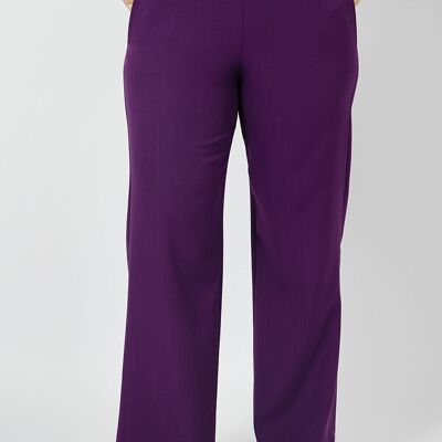 Pantalon de tailleur stretch - NIPLYO VIOLET