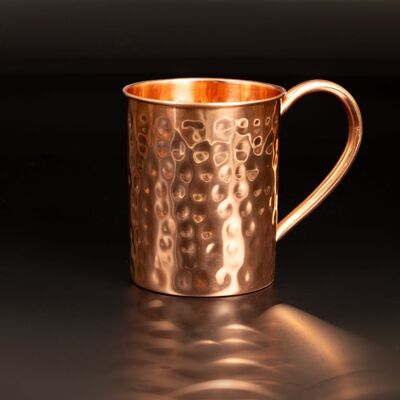 Mug en cuivre Cataleya - mug à cocktail (martelé, 400 ml)