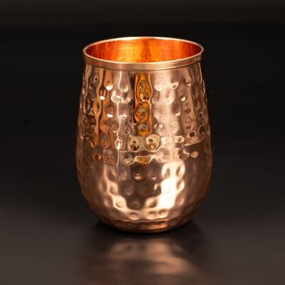 Copper mug Lima – cocktail mug (hammered, 470 ml)