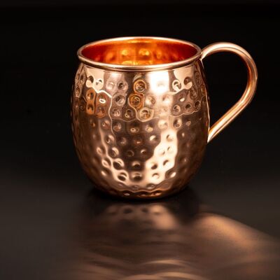 Taza de cobre Moscow Mule Spectre - Taza de cóctel (martillada, 500 ml)