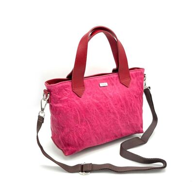 Bolso de hombro en piel auténtica, Made in Italy, art. J803.480