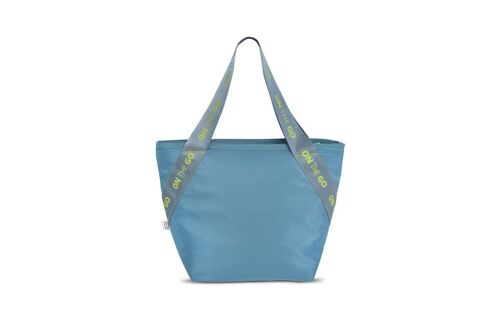 Tote Sac à lunch On the go Néon Turquoise