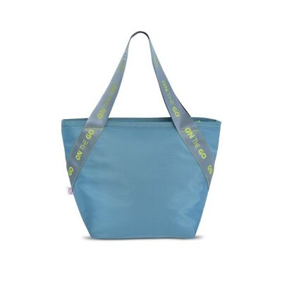 Tote Sac à lunch On the go Néon Turquoise