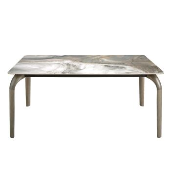 Table à manger rectangulaire en marbre porcelaine modèle 1142 3