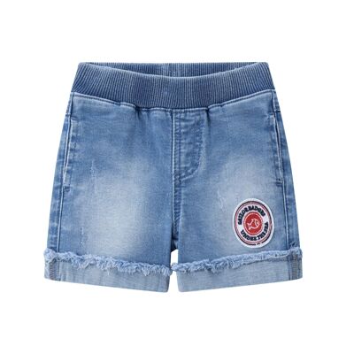 Baby Boy Short Denim Fish Shorts