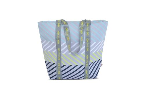 Shopper Sac à lunch On the go Turquoise Printing