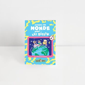 NOUVEAU ! La carte du monde pliable 1-3 ans - Les Mini Mondes 1