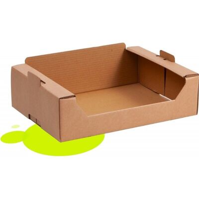Kraft cardboard crate (Maximum load 5KG)