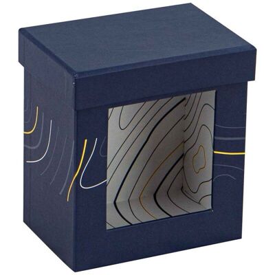 Caja de Cartón Rectangular Abyss Azul 11,5x8x12,5cm