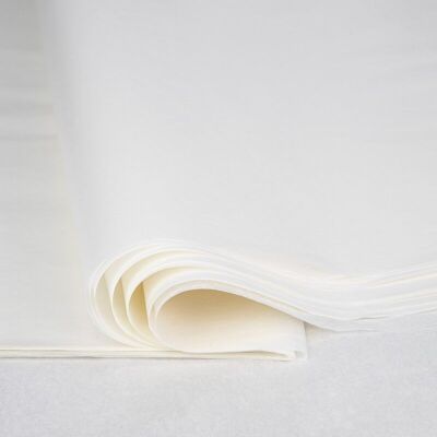 Papel de seda blanco 75x50cm