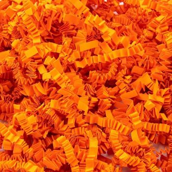 Frisure papier coloris orange par 10kg 2