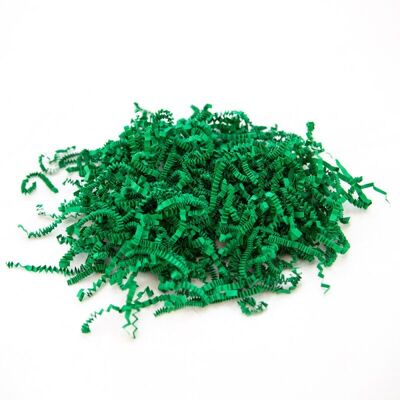 Bottle green colored paper curl per 10kg