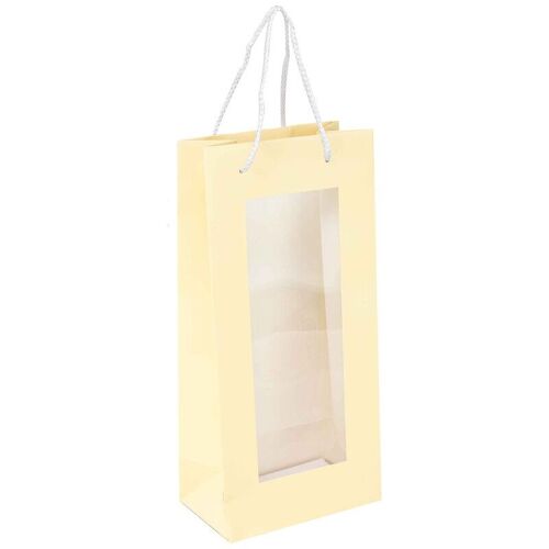 Sac carton 2 bouteilles et fenetre Fresh Beer 16,5x10x35cm