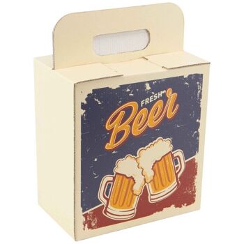 Coffret Carton Fresh beer Steinies 22x14x24cm 3