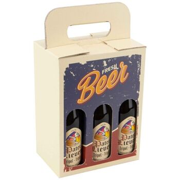 Coffret Carton Fresh Beer Long Neck 19x12x25 cm 2