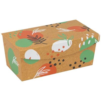 Canyon Orange Rectangular Cardboard Box 22x12x9cm