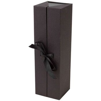 Boite carton double ouverture noir Indispensable 34x10x10 cm 4