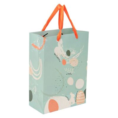 Rectangular cardboard bag with handles Spring 19x9x27