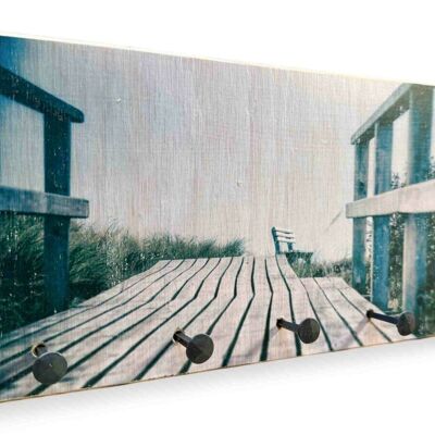 Key rack - Strandweg Sylt (24x12 cm)