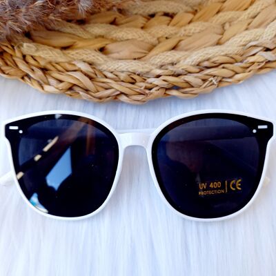 Lunettes de soleil enfant Diva blanc