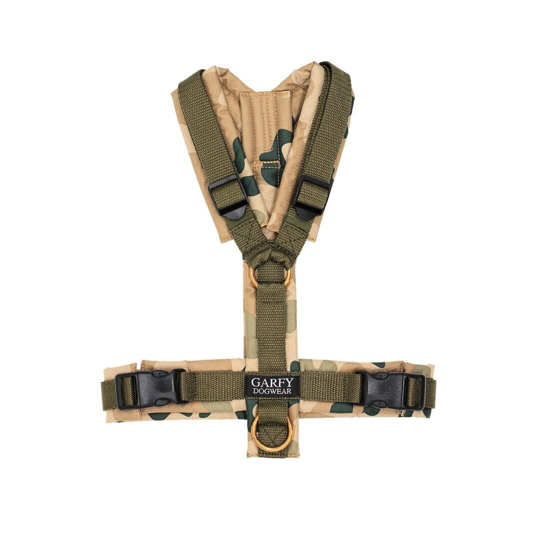 Pettorina per cani Oliva Camou