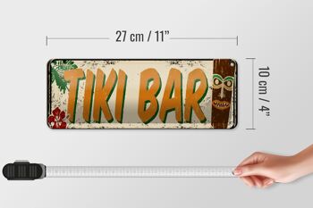 Plaque en tôle 27x10cm Décoration murale Tiki Bar 4