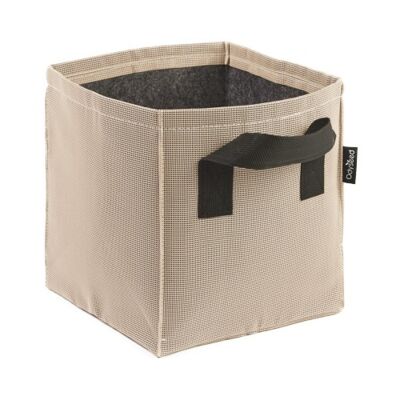 ODYSAC® Pots carré en batyline - Beige 11L