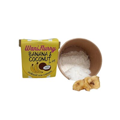 Coconut and Banana Ice Cream for dogs