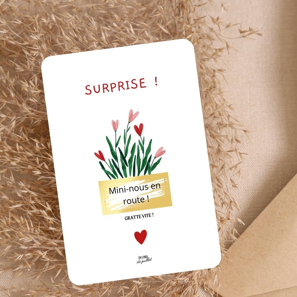 Gratta e vinci per gli annunci più belli della vita: gravidanza, matrimonio, chiedere a qualcuno di fare da testimone