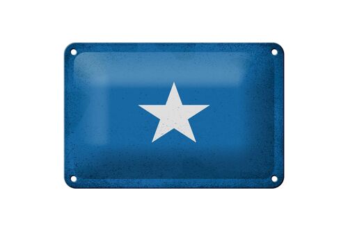 Blechschild Flagge Somalia 18x12cm Flag of Somalia Vintage Dekoration