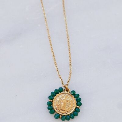 Santo Necklace - Deep Green